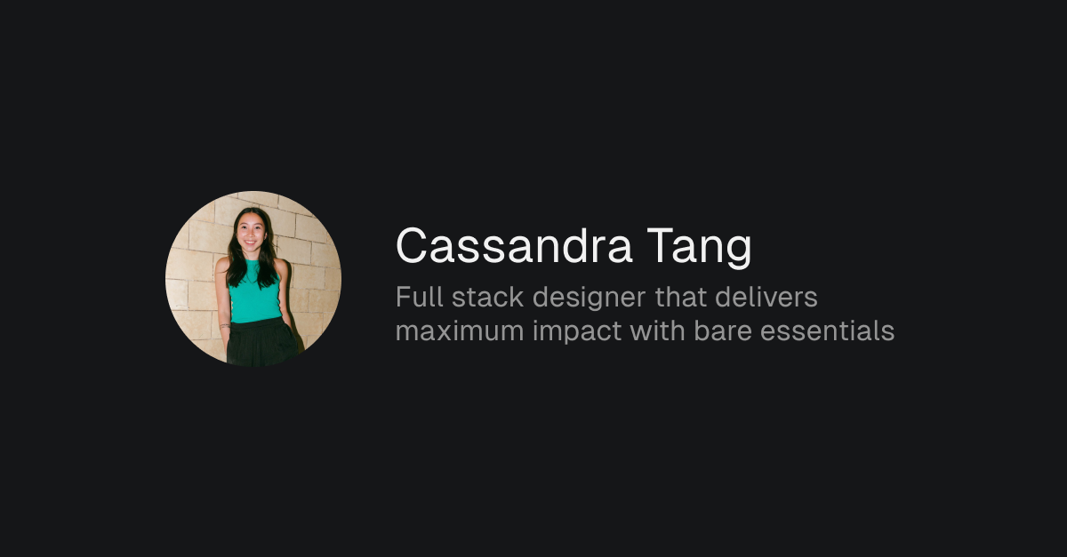 Cassandra Tang